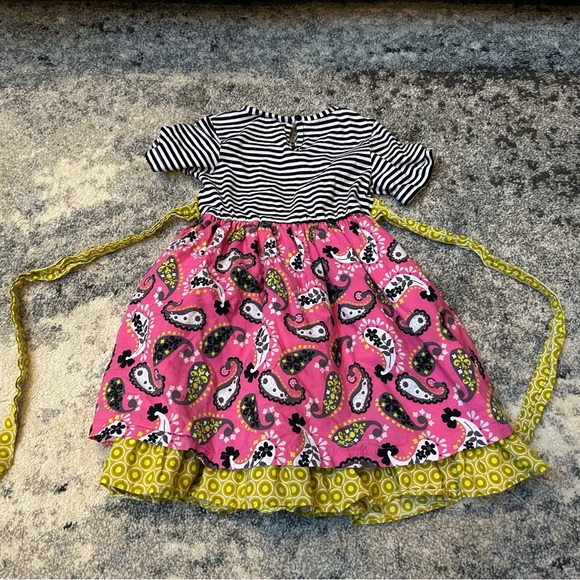 Striped and Paisley Dress size 6 - Picture 5 of 7